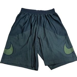 Nike Mens Football Athletic Shorts Dark Green Black Medium